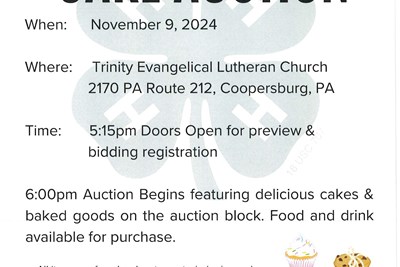 Cake Auction 4H Fundraiser